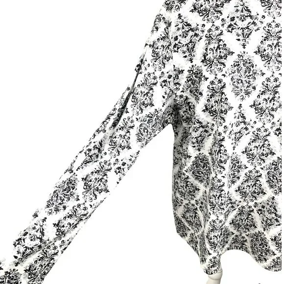 KAREN SCOTT Tops Long Sleeve Mock Neck Women's Sweaters Gray Plus Size 0X - Picture 6 of 10